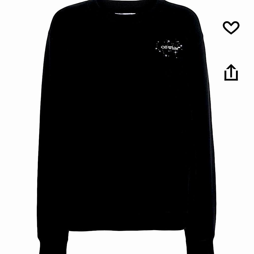 OFF-WHITE BLING SWEATSHIRT